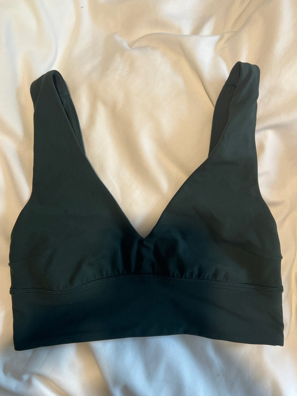 lululemon athletica Align V-Neck Bra in Legacy Green